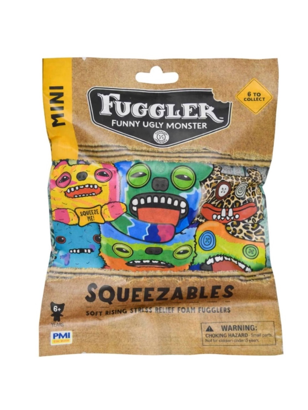 Fuggler Mini Squeezables Foam
Figure Blind Bag, 4 in